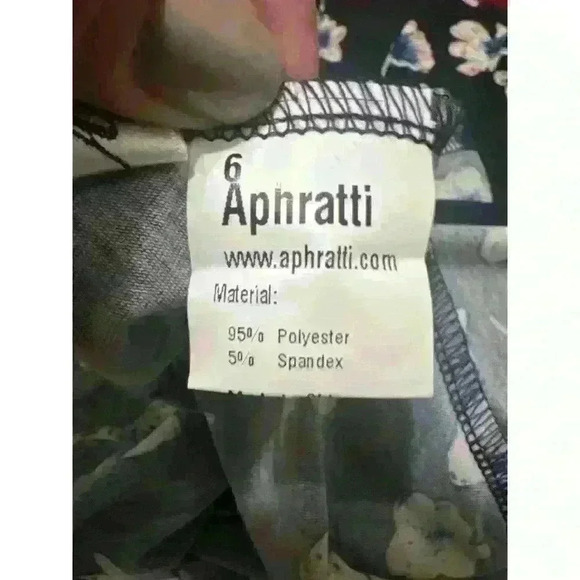 Aphratti V-Neck Spaghetti Strap Wrap Dress Floral NWT Size XXL - Picture 11 of 12